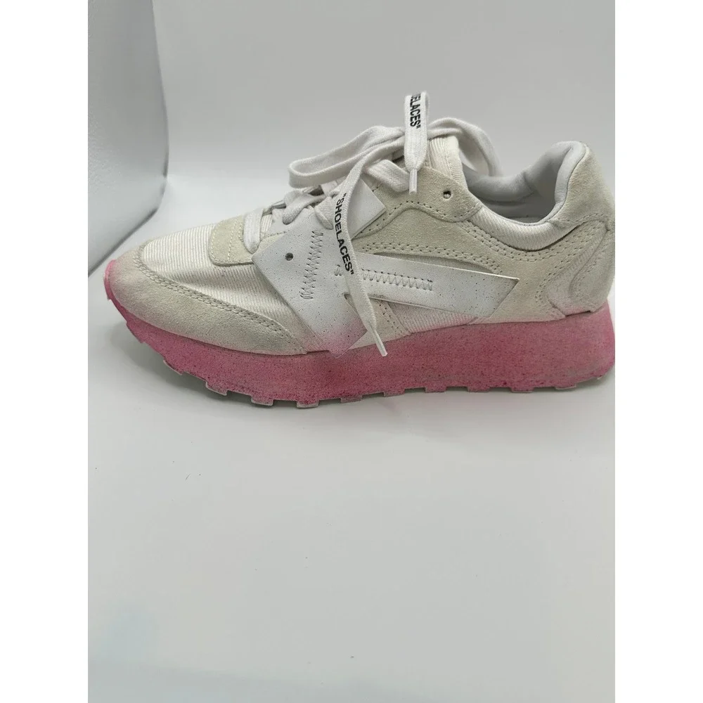 Off-White Kids Runner Sneakers White‎ Pink Gradient OMIA139S20800020